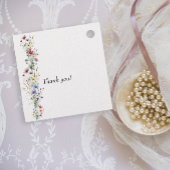 Blume zum Party "French Garden" Geschenkanhänger