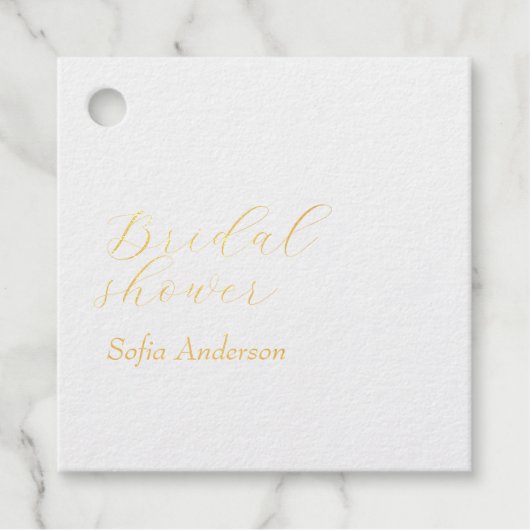 Blume zum Party "French Garden" Geschenkanhänger (Vorderseite)