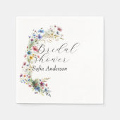 Blume zum Party "French Garden" Serviette (Vorderseite)