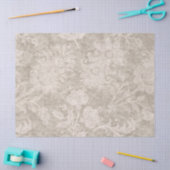 Blume zum Sand Decoupage von Cream Scrollwork Seidenpapier (Basteln)