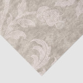 Blume zum Sand Decoupage von Cream Scrollwork Seidenpapier (Detail)