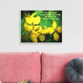 Blume zum Thema Inspiration Leinwanddruck (Insitu (Wohnzimmer))