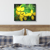 Blume zum Thema Inspiration Leinwanddruck (Insitu (Schlafzimmer))