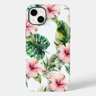 Blume zum tropischen Pink-Hibiskus Case-Mate iPhone 14 Plus Hülle