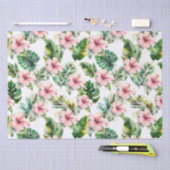 Blume zum tropischen Pink-Hibiskus Seidenpapier (Handwerk)