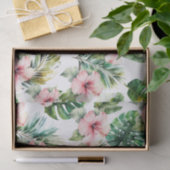 Blume zum tropischen Pink-Hibiskus Seidenpapier (Geschenk)