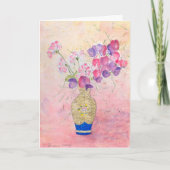 Blume zum Valentinstag... Karte (Vorderseite)