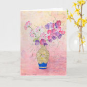 Blume zum Valentinstag... Karte (Gelbe Blume)