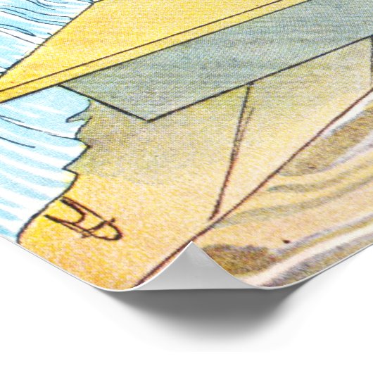 Blume zum Windows Carl Larsson Poster (Ecke)