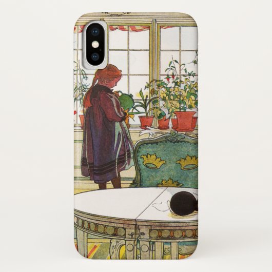 Blume zum Windows von Carl Larsson Case-Mate iPhone Hülle (Rückseite)
