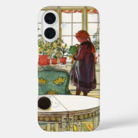 Blume zum Windows von Carl Larsson