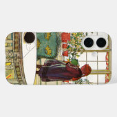 Blume zum Windows von Carl Larsson Case-Mate iPhone Hülle (Rückseite (Horizontal))