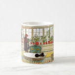 Blume zum Windows von Carl Larsson Kaffeetasse<br><div class="desc">Bitte besuchen Sie meinen Shop für interessantere Design und mehr Farbe Wahl =>     zazzle.com/colorfulworld*</div>