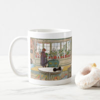 Blume zum Windows von Carl Larsson