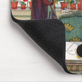 Blume zum Windows von Carl Larsson Mousepad (Ecke)