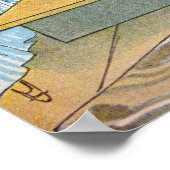 Blume zum Windows von Carl Larsson Poster (Ecke)