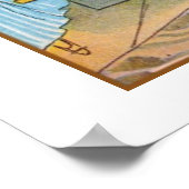 Blume zum Windows von Carl Larsson Poster (Ecke)