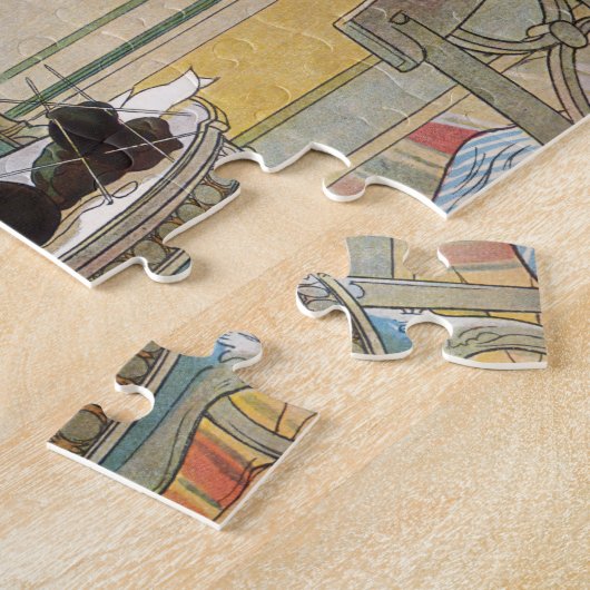 Blume zum Windows von Carl Larsson Puzzle (Seite)