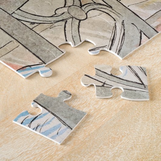 Blume zum Windows von Carl Larsson Puzzle (Seite)