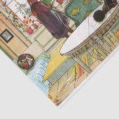 Blume zum Windows von Carl Larsson Seidenpapier (Ausschnitt)