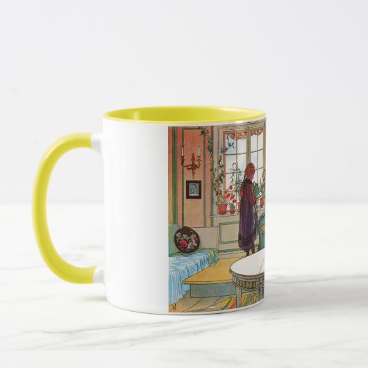 Blume zum Windows von Carl Larsson Tasse (Links)