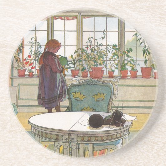 Blume zum Windows von Carl Larsson Untersetzer (Vorne)