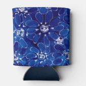 Blume zur Abstrakten Blumenbearbeitung Dosenkühler (Rückseite)