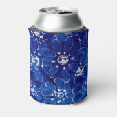 Blume zur Abstrakten Blumenbearbeitung Dosenkühler (Kanne Rückseite)