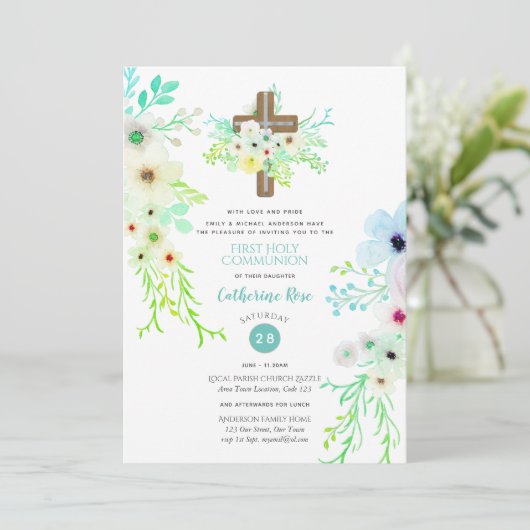 Blume zur Einladung der himmlischen Kreuzung (Stehend Vorderseite)