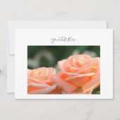 Blume zur Einladung Ihrer Creme-Rose (Vorderseite)