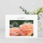 Blume zur Einladung Ihrer Creme-Rose (Stehend Vorderseite)
