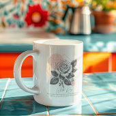 Blume zur Geburt des Krebses Kaffeetasse
