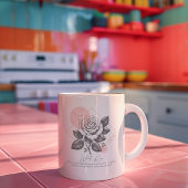 Blume zur Geburt des Krebses Kaffeetasse