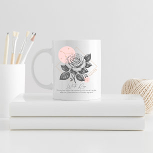 Blume zur Geburt des Krebses Kaffeetasse