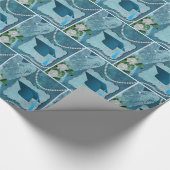 Blume zur Graduierung Geschenkpapier (Ecke)