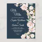 Blume zur Hochzeitsfeier in der Rose (Vorderseite)