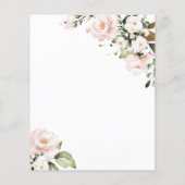 Blume zur Hochzeitsfeier in der Rose (Rückseite)