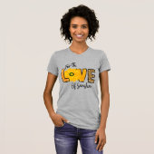 Blume zur Liebe der Sonnenblume T-Shirt (Vorne ganz)