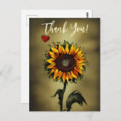 Blume zur Liebe der Wasserfarben Postkarte (Vorne/Hinten)