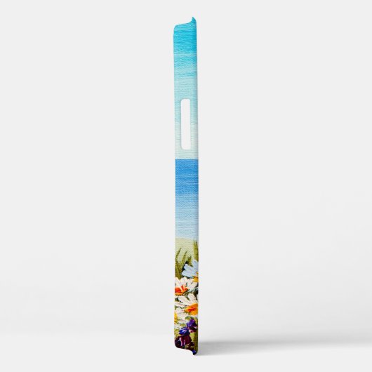 Blume zur Ölmalerei in Meeresnähe, Kamillenfeld, Case-Mate iPhone Hülle (Rückseite / Rechts)