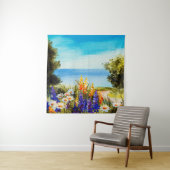 Blume zur Ölmalerei in Meeresnähe, Kamillenfeld, Wandteppich (Beispiel)