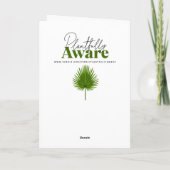 Blume zur Papierbearbeitung | Oma's Geburtstag Karte (Rückseite)