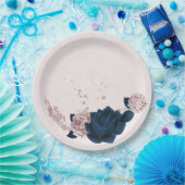 Blume zur Rose Pappteller (Party)