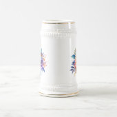 Blume zur Rose von Aquarellen Design-58392 Bierglas (Mittel)