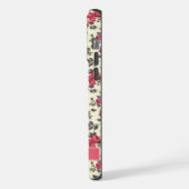 Blume zur Rote Rose der hellgelben  iPhone Hülle (Linke Seite)