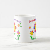 Blume zur Sensibilisierung für Autismus Kaffeetasse (Mittel)