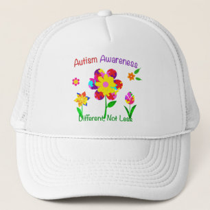 Blume zur Sensibilisierung für Autismus Truckerkappe