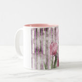 Blume Zweifarbige Tasse (Vorderseite Links)