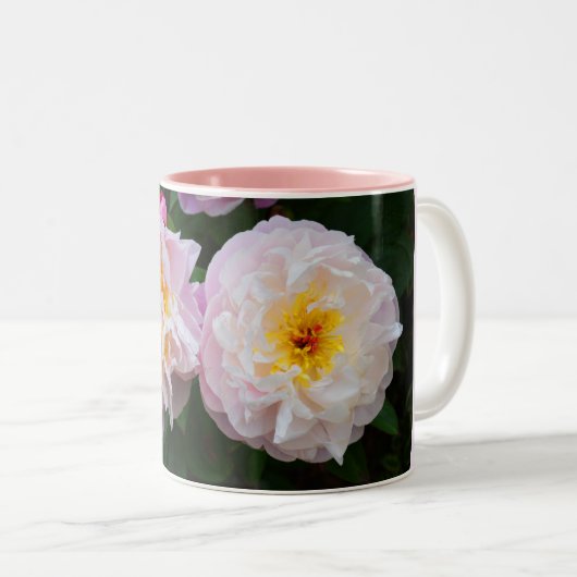 Blume Zweifarbige Tasse (VorderseiteRechts)