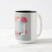 Blume Zweifarbige Tasse (VorderseiteRechts)